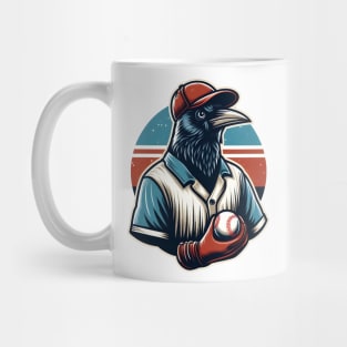 crows play baseball Mug